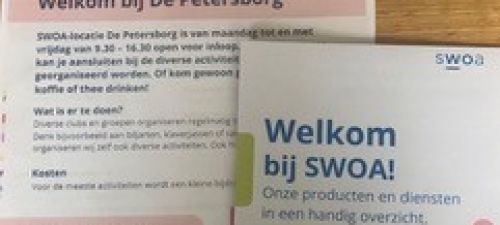 55 jaar SWOA voor 55+ inwoners.