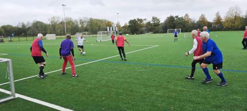 Walking football 60-plussers