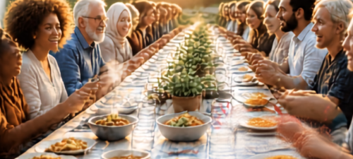 Samen eten in de wijk