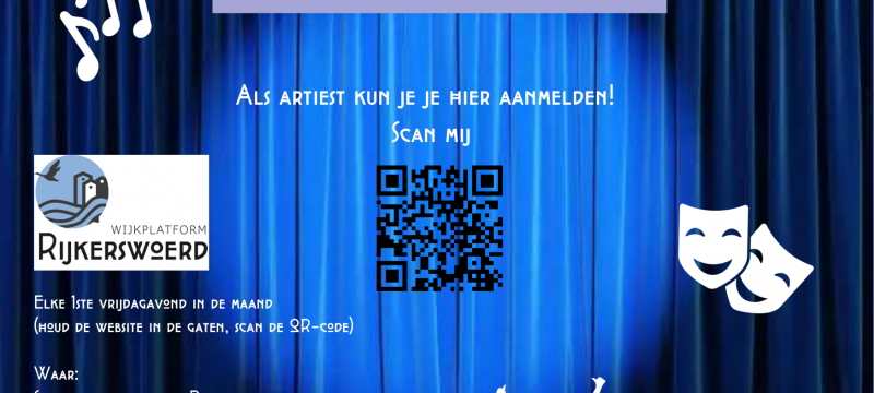 Open Podium elke eerste vrijdagavond van de maand