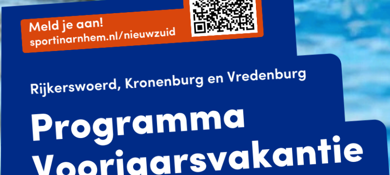 Programma voorjaarsvakantie sportbedrijf Arnhem